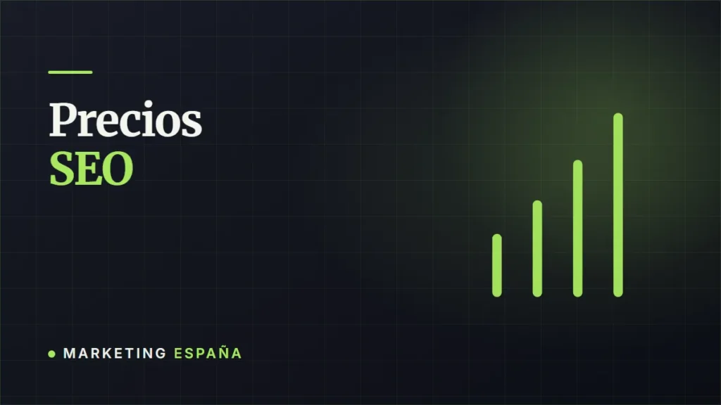Gráfico de barras ascendentes: precios del SEO para pymes