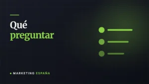 Lista de puntos: qué preguntar a una agencia