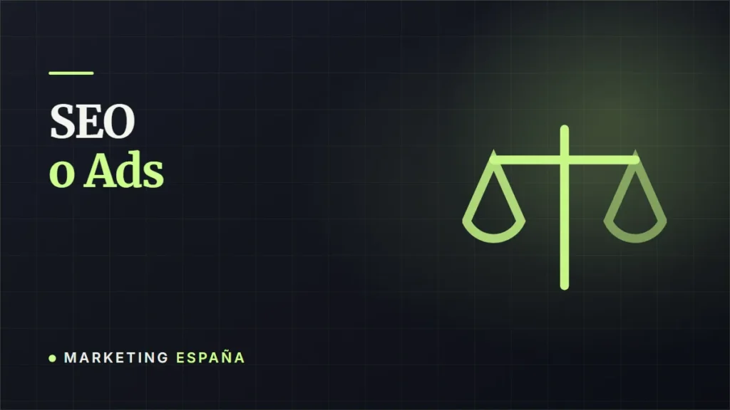 Balanza equilibrada: SEO frente a Google Ads