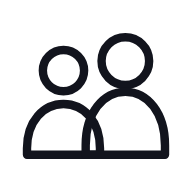 Icono de dos personas